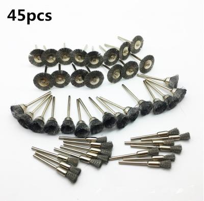 China Rotary Drill Wire Wheel Cup Set Steel Wire Trimmer Head For Brush Cutter For Polishing Brush And Rust Removal Wire Wheel Brush for sale