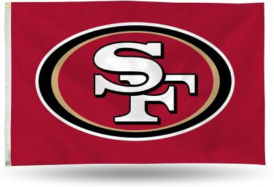 China San Francisco Strong Fast Delivery Flag 49ers NFL Custom Stability Flag 3*5ft Wholesale for sale