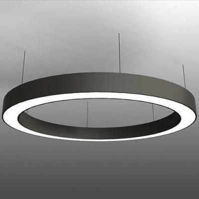 China Minimalist Desktop 100cm LED Ring Pendant Light Aluminum Housing LED Circle Pendant Light Fixture for Indoor Projects for sale