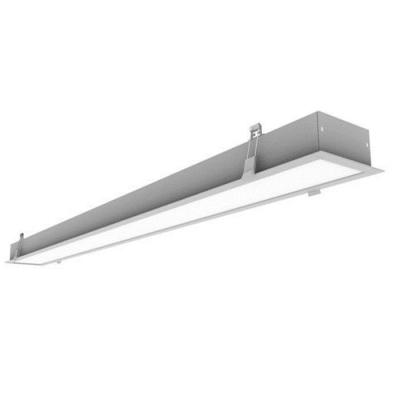 China Hotel 600mm 20W Recessed Linear Light LED PC Diffuser Plasterboard Aluminum Led Profiles For Hotel , Office for sale