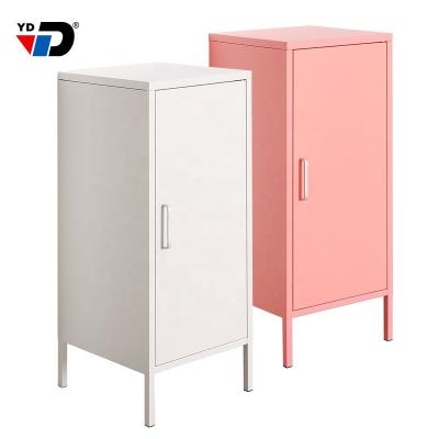 China Living Room Cabinet Bedroom Furniture Cheap Metal Bedside Steel Cabinet for sale