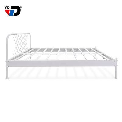 China Adjustable Commercial Roller (Height) Steel Factory Set In Shanghai Antique Design Sleep Furniture Metal Cast Iron Bed for sale