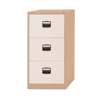 China Large 3 Drawers (Height) Adjustable Plastic Handle Filing Storage Cabinet with File Hanger and Customized Colors for sale