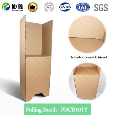 China 2017 Recyclable Cardboard Poling Booth, Voting Stand, Voting Booth for sale