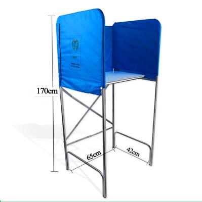 China 170cm Size PP Recyclable Customizable Plastic Voting Booth / Voting Booth For Election for sale