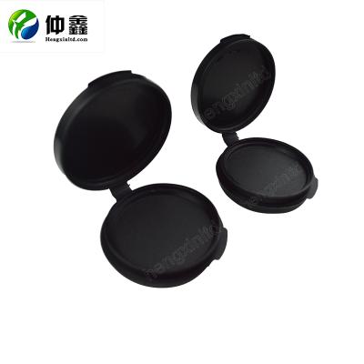 China Office Fingerprint Eco - Friendly Round Stamp Pad / Plastic Stamp Black Ink Pad For Voting for sale