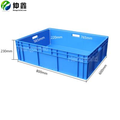 China Eco-friendly Plastic Logistics Crate Vegetable Turnover Box Storage for sale