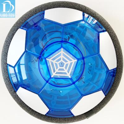 China Battery Operated Sports Toy Indoor Kids Toys Hover Soccer Ball Football With LED Light for sale