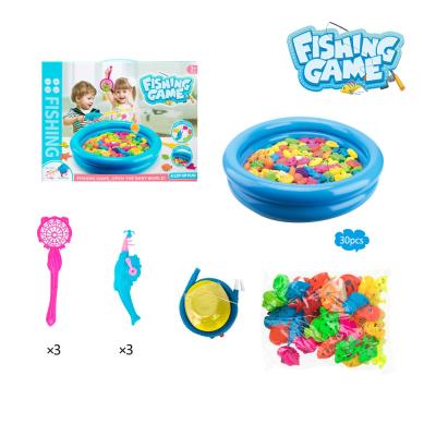 China Eco-friendly Indoor Outdoor Summer Water Table Magnetic Fishing Game Pool Toys for sale