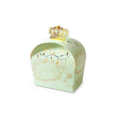 China Recyclable Little Princess Baby Shower Favor Boxes Candy Bag Gift Box for Baby Shower Party Supplies 1st Birthday Girl Cute Decoration for sale