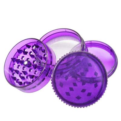 China Windproof Grinder Price Custom Plastic Manual Tobacco Herb Weed Grinder Smerigliatrice Di Plastica for sale