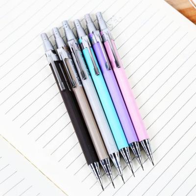 China Custom 0.7mm cute colorful 0.5 logo metal promotional cheap students cute auto propelling pencil for sale