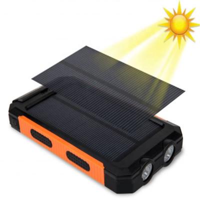 China Custom Waterproof 20000 Solar Panel Charging Power Bank Powerbank 20000mah Solar Charger for sale