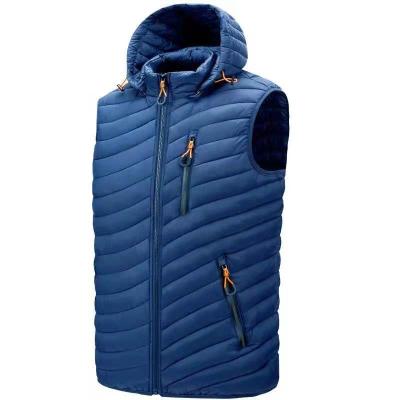 China New Design Plus Size Men's Sleeveless Winter Heated Vest Fashion Women Coat Warm Clothes Waterproof Plus Size Passionate Hooded Jacket for sale