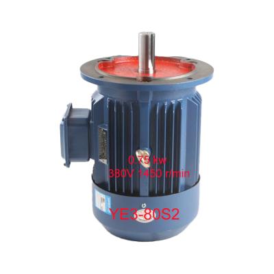 China Electric Motor 4 Pole 380v Three Phase Asynchronous Motors Complete Industrial Equipment Copper Chemical Motor for sale