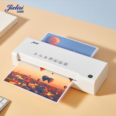 China Automatic Film Office Equipment A4 Feeding Laminating Machine Hot Roll Paper Rubber Laminator For Office And Home Photo Needs Laminating Machine for sale