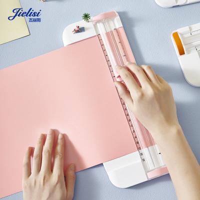 China High Performance Hot Sale Small And Exquisite Cost Mini Paper Cutter With Safety Blade A5 Manual Plastic Label Paper Trimmer For Office And School for sale