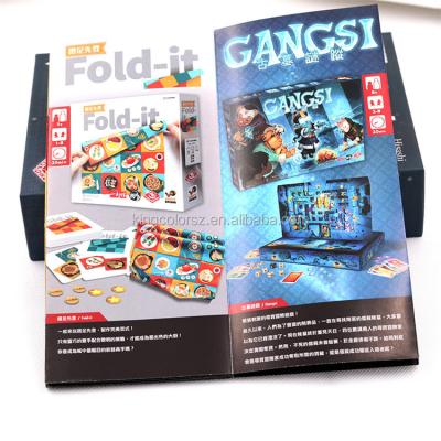 China Custom designBoard Game Paper Printing, Customized Printed Board Game Set for sale