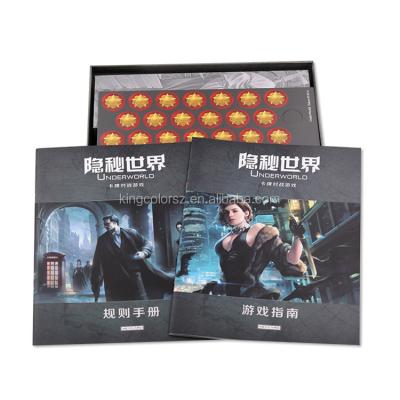 China Paper Quick Supply Custom Printing Board Games , Various Design Card Game for sale