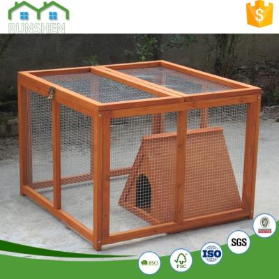 China Guinea Pig Hutch Wooden Rabbit Cage Rabbit House Viable Designs for sale