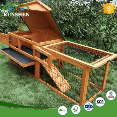 China Viable Hutch Rabbit Hutch Run Rabbit 2 Row Rabbit Runs On Sale for sale