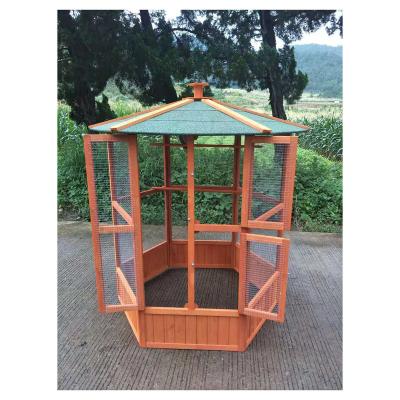 China Viable Outdoor Bird Cages Cage Wooden Bird Aviaries For Sale for sale