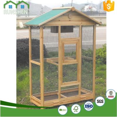 China Custom Large Viable Wooden Bird House Chinese Birdie Nest Bird Cage for sale