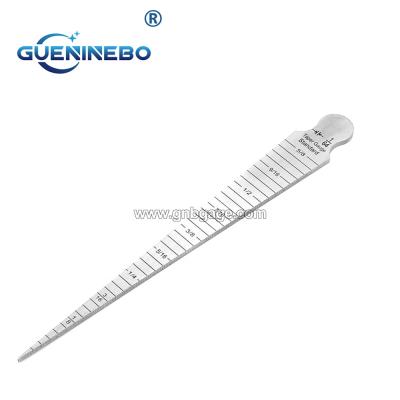 China Durable Thumb and Standard Taper Weld Gauge for Hole/Gap Inspection (1-15mm) for sale