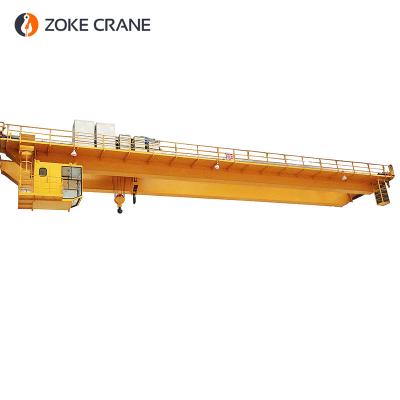 China Bridge Crane Heavy Duty Overhead Traveling Crane With Cabin Operation for sale