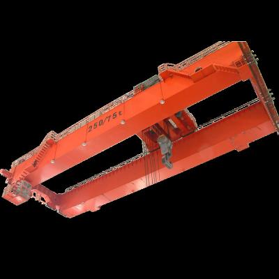 China Bridge Crane Foundry Double Girder Overhead Crane 100 Ton 30 Ton for sale