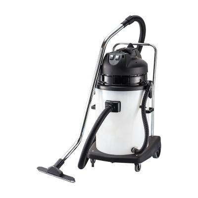 China Good Hotel Quality Household 60L 2000W Tilt Plastic Tank Hotel Wet And Dry Commercial Industrial Type Vacuum Cleaner Normal Base for sale