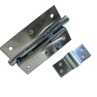 China Wholesale Modern Heavy Duty Hinge Iron Door Barrier Door Hardware Green House Garage Door Latch With Pin for sale