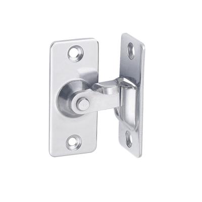 China Modern Punchless 90 Degree Door Lock Buckle Lock Bolt Right Angle Window Sliding Lock Bar Bolt for sale