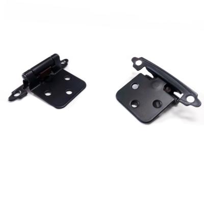 China 1 Pair Modern Oil Rubbed Bronze Modern Cabinet Kitchen Hinge Inset Cabinet Door Hinge Self Closing for sale