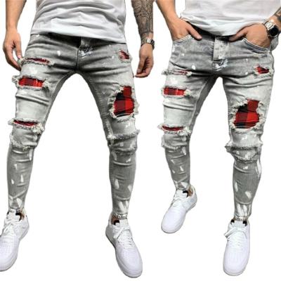 China Color Fade Proof J007 Fashion New Men's Jeans Slim Fit Denim Pants for sale