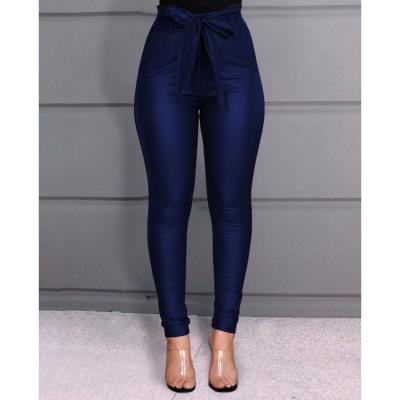 China 2021 Hot Selling Punk Faux Winter Style Pants Woman Breathable New Leather Pants PU Leather Pants For Woman for sale