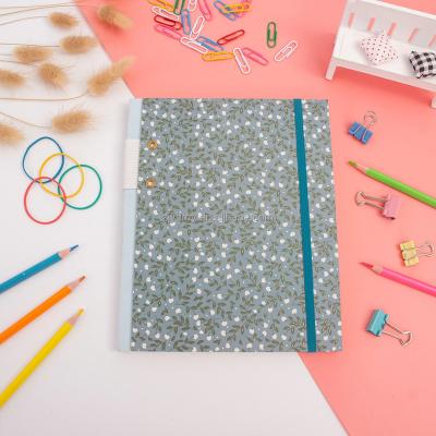 China Exquisite Packing Customized Color Print Write Hard Cover Paper Notebook With Elastic Band for sale