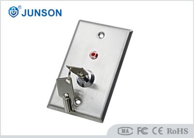 China DC36V LED Key Switch Exit Push Button For Door Access Control for sale