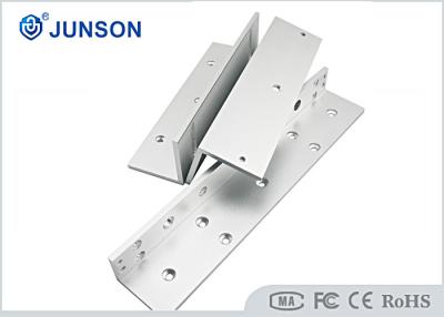 China Inward Door Maglock L Brackets , 600lbs Electromagnetic Lock Bracket JS-28L for sale