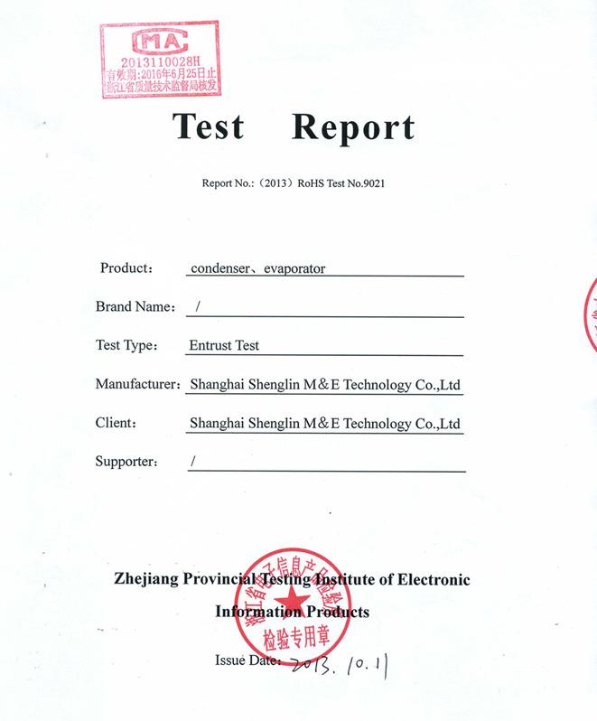 RoHS - Shanghai Shenglin M&E Technology Co., Ltd.