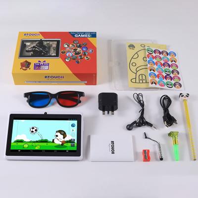 China 7 Inch Gaming Shockproof Tablet For Kids Touch Pad PC for sale