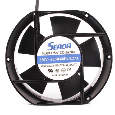 China Taiwan SEADA Ball Cabinet Fan 220V 17CM 0.27A 17251 SA1725ha2ba Axial Flow Industrial Ceiling Ventilation Parts Hotels for sale