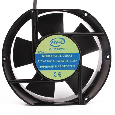 China Hotels KFL1725HA2 220V 0.23A 170x170x25.1mm 17cm Silent Humidifier Ceiling Axial Flow Waterproof Industrial Fan 17025 for sale