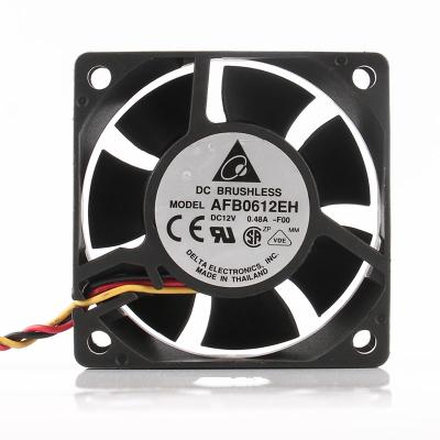 China Hotels AFB0612EH - F00 6CM High Fan Delta 6025 12V 0.48A 60x60x25mm Air Volume Power Supply Computer Case for sale