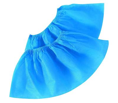 China Anti Slip Disposable Shoes Cover color Blue pink Nonwoven Fabric For Hospital Clinic size customized for sale