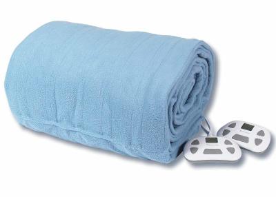 중국 Washable Polar Fleece Electric Heated Blanket Soft Timable Throw With Controller 판매용