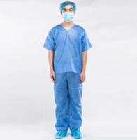 Cina Unisex cravatta traspirante su abiti chirurgici usa e getta per protezione medica in vendita