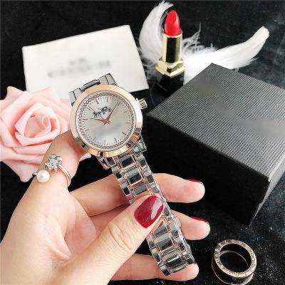 China Hot Sale Fashion Women Day/Date Brand Stainless Steel Ladies Wrist Watch Luxury Women Watches for sale