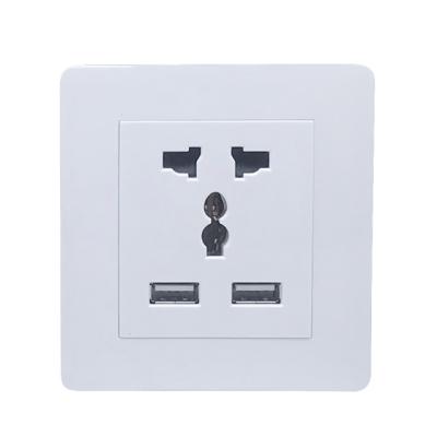 China Security RTS-Charger curtrain wall switch ouchless wall choose us wall lihgt switch usb a female socket for sale