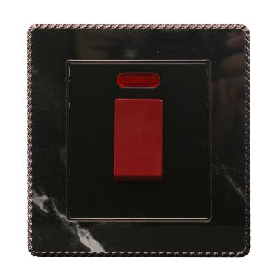 China China Market1 20A Strip Residential Electrical Wholesale Kitchen Hood Switch Electrical Wall Switch With Neon for sale